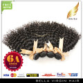 2014 Superior Quality 100% Virgin Human Hair Extensions brazilian weave curly wave